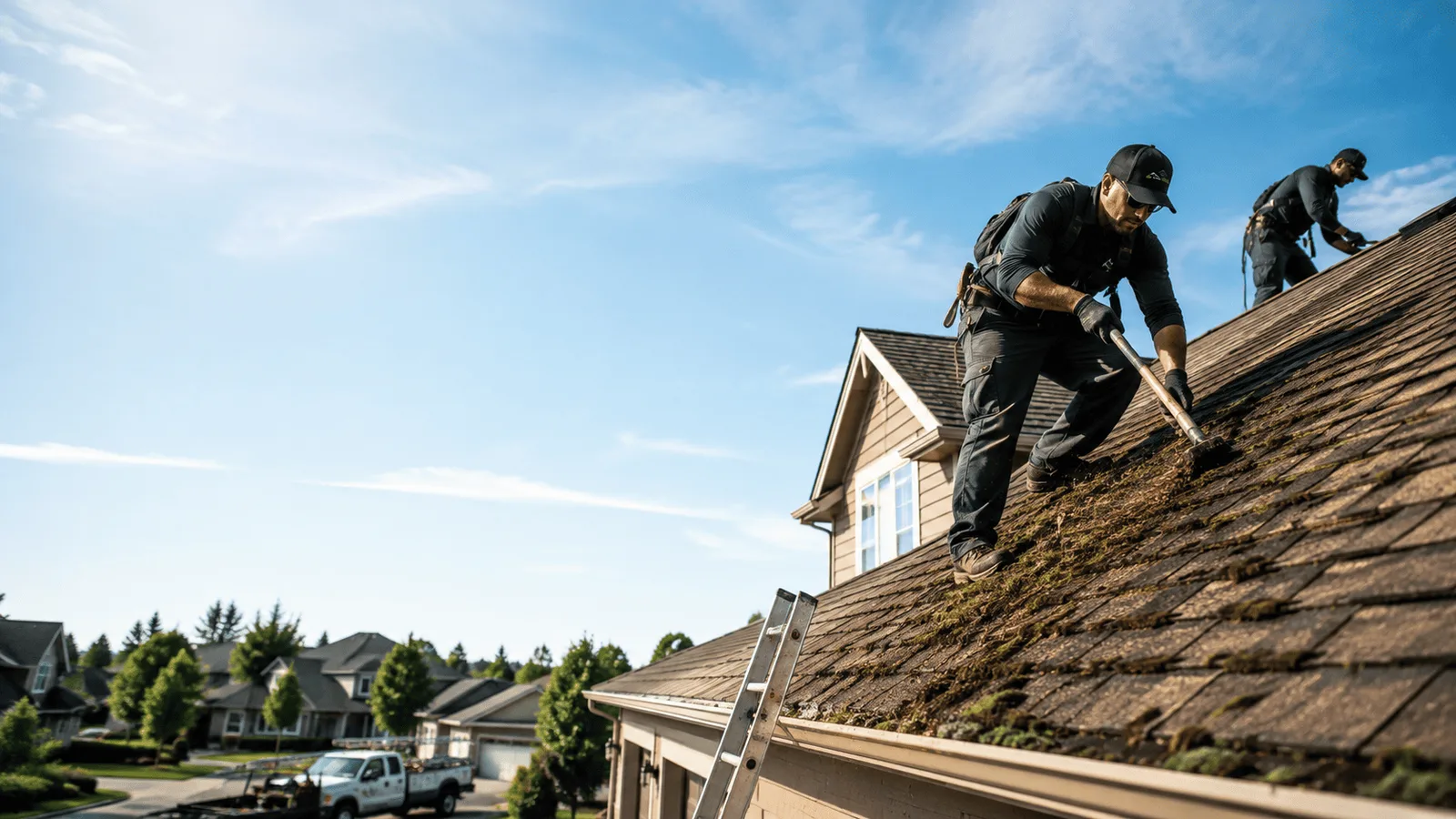 Roof Moss Removal in Dublin, OH near me